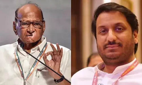 महाराष्ट्र की सियासी हलचल तेज! अजित के बेटे पार्थ शरद पवार से मिलने बारामती पहुंचे