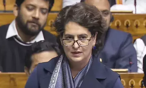 ओम बिरला के बयान पर प्रियंका का पलटवार, कहा- प्रधानमंत्री अध्यक्ष के पीछे छिप रहे हैं...