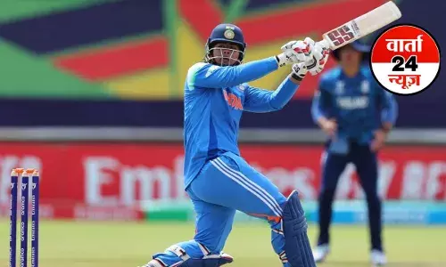 अंडर-19 वर्ल्ड कप में भारत ने इंग्लैंड को दिया 412 का लक्ष्य