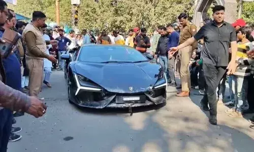 लैंबोर्गिनी केस में पुलिस को मिली बड़ी कामयाबी, आरोपी शिवम मिश्रा गिरफ्तार