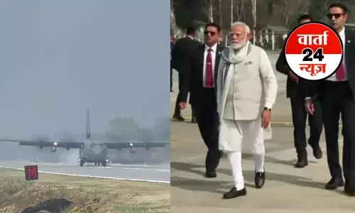 नेशनल हाइवे पर उतरा पीएम मोदी का विमान, इमरजेंसी लैंडिंग फैसिलिटी का उद्घाटन, IAF दिखा रही है अपना पराक्रम