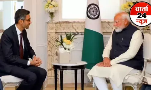 सीईओ सुंदर पिचाई ने पीएम मोदी से की मुलाकात! कहा-एआई इम्पैक्ट समिट के लिए भारत लौटकर खुशी हो रही है...