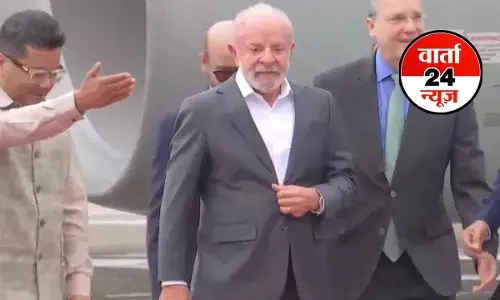 AI समिट में शामिल होने के लिए दिल्ली पहुंचे ब्राजील के राष्ट्रपति लुइज इनासियो लूला दा सिल्वा