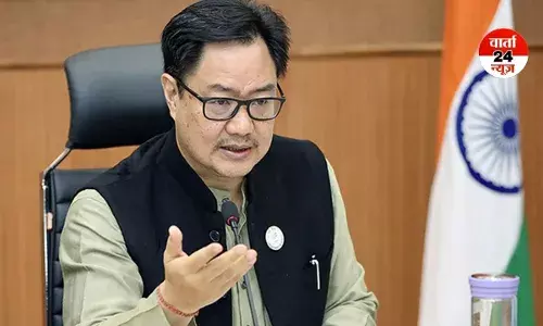 किरेन रिजिजू ने कहा-माफी मांगने के बजाय, कई कांग्रेस नेता इसे सही ठहरा रहे हैं...AI समिट में यूथ कांग्रेस के विरोध का मामला