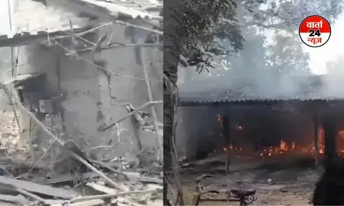 पटाखा बनाने वाली फैक्ट्री में जोरदार धमाका, दस लोगों की मौत, आठ घायल पटाखा बनाने वाली फैक्ट्री में जोरदार धमाका, दस लोगों की मौत, आठ घायल