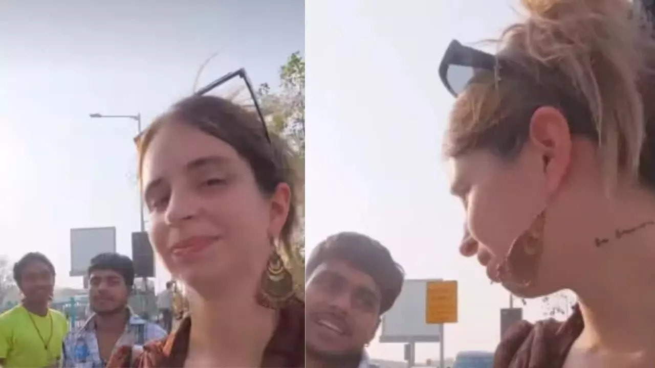 अतिथि देवों भव: को किया शर्मसार! मुंबई में बुरी तरह विदेशी युवती का इस तरह से किया पीछा, लड़कों को देना पड़ा धक्का... अतिथि देवों भव: को किया शर्मसार! मुंबई में बुरी तरह विदेशी युवती का इस तरह से किया पीछा, लड़कों को देना पड़ा धक्का...