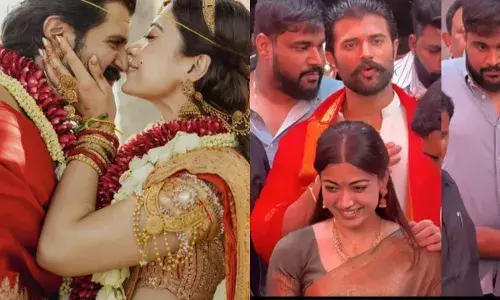 रश्मिका मंदाना और विजय देवरकोंडा ने तिरुपति में लिया आशीर्वाद, नई दुल्हन को देख फैंस हुए उत्साहित