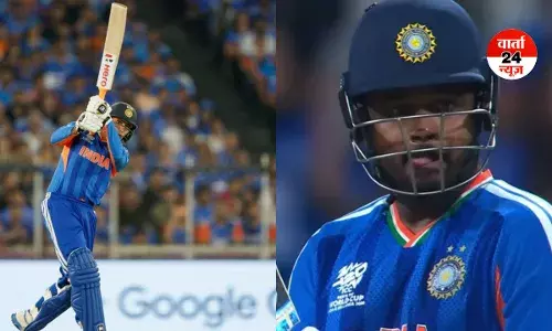 टी20 विश्वकप के फाइनल के हाई वोल्टेज मुकाबले में भारतीय बल्लेबाजों ने खेली धुआंधार पारी! कीवी को दिया 256 रनों का लक्ष्य टी20 विश्वकप के फाइनल के हाई वोल्टेज मुकाबले में भारतीय बल्लेबाजों ने खेली धुआंधार पारी! कीवी को दिया 256 रनों का लक्ष्य