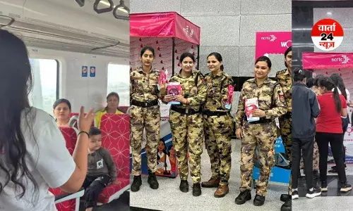 अंतरराष्ट्रीय महिला दिवस पर एनसीआरटीसी ने नमो भारत स्टेशनों पर आयोजित किया स्वास्थ्य जागरूकता अभियान
