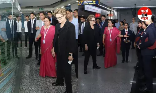 न्यू डेवलपमेंट बैंक की अध्यक्ष ने किया नमो भारत कॉरिडोर का दौरा, जानें किन सुविधाओं को जमकर सराहा