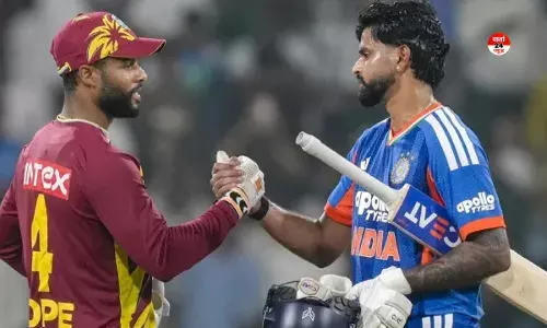 IND vs WI 2nd T20I: दूसरे टी20 में 6 विकेट से हारी टीम इंडिया, वेस्टइंडीज ने दर्ज की शानदार जीत, शाई होप का तूफानी शतक IND vs WI 2nd T20I: दूसरे टी20 में 6 विकेट से हारी टीम इंडिया, वेस्टइंडीज ने दर्ज की शानदार जीत, शाई होप का तूफानी शतक